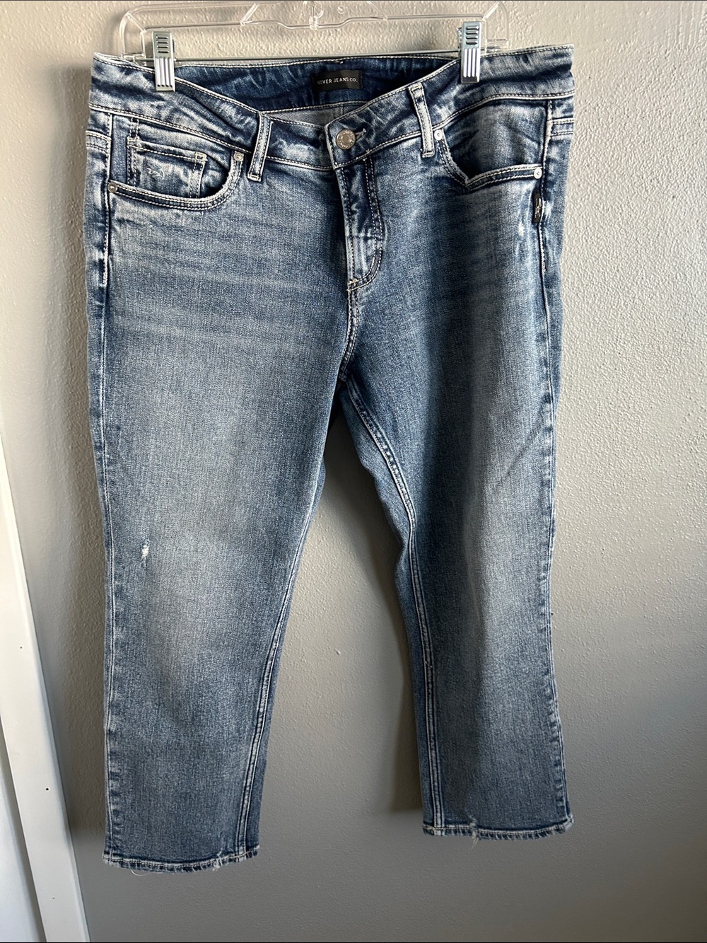 Silver Jeans Company Elyse capri jeans